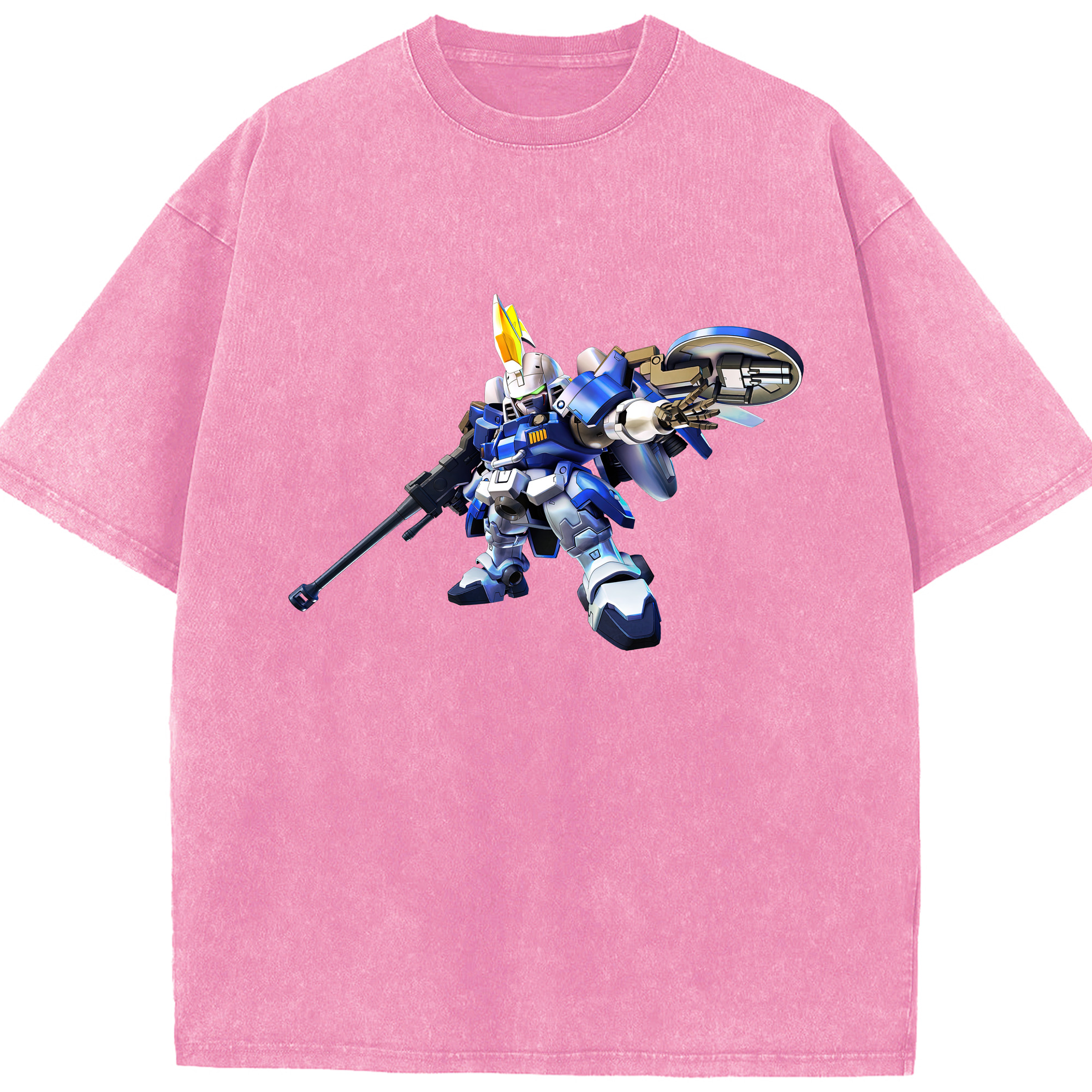 （画像用） 機動戦士ガンダム Mobile Suit Gundam 綿100% ヴィンテージ風 半袖Tシャツ（フロントプリント）